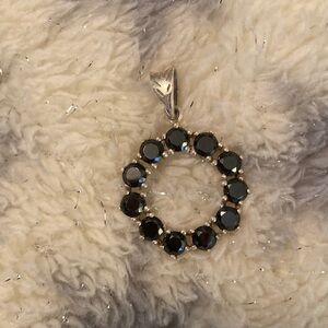 Sapphire Gemstone Pendant in sterling silver, so elegant 🩵🩵🩵